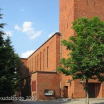 Katholische Kirche St. Bernhard in Berlin-Dahlem von Wilhelm Fahlbusch von 1932 - 1934, Detailansicht