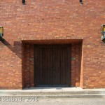 Katholische Kirche St. Bernhard in Berlin-Dahlem von Wilhelm Fahlbusch von 1932 - 1934, Detailansicht