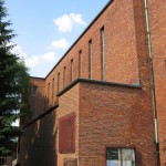 Katholische Kirche St. Bernhard in Berlin-Dahlem von Wilhelm Fahlbusch von 1932 - 1934, Detailansicht