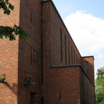 Katholische Kirche St. Bernhard in Berlin-Dahlem von Wilhelm Fahlbusch von 1932 - 1934, Detailansicht