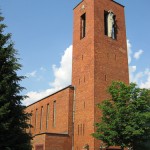 Katholische Kirche St. Bernhard in Berlin-Dahlem von Wilhelm Fahlbusch von 1932 - 1934, Gesamtansicht