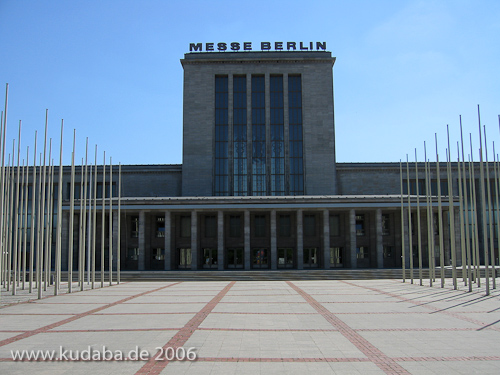 Messe Berlin in Berlin-Charlottenburg von Georg Heinrich Richard Ermisch aus den Jahren 1935 - 1936 im nationalsozialistischen Architekturstil