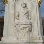 Musiker-Denkmal im Großen Tiergarten in Berlin-Tiergarten von Rudolf Siemering aus dem Jahr 1904, Detailansicht Beethoven