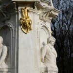 Musiker-Denkmal im Großen Tiergarten in Berlin-Tiergarten von Rudolf Siemering aus dem Jahr 1904, Detailansicht Beethoven