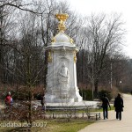 Musiker-Denkmal im Großen Tiergarten in Berlin-Tiergarten von Rudolf Siemering aus dem Jahr 1904, Gesamtansicht