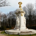 Musiker-Denkmal im Großen Tiergarten in Berlin-Tiergarten von Rudolf Siemering aus dem Jahr 1904, Gesamtansicht