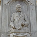 Musiker-Denkmal im Großen Tiergarten in Berlin-Tiergarten von Rudolf Siemering aus dem Jahr 1904, Detailansicht Haydn