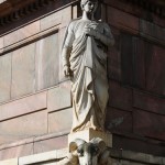 Obelisk auf dem Alten Markt von Georg Wenzeslaus von Knobelsdorff, Detailansicht der Südostseite