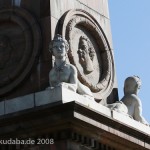 Obelisk auf dem Alten Markt von Georg Wenzeslaus von Knobelsdorff, Detailansicht der Nordwestseite