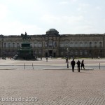 Reiterdenkmal König Johann von Sachsen in Dresden, Ansicht aus der Ferne