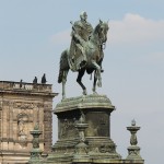 Reiterdenkmal König Johann von Sachsen in Dresden, Gesamtansicht