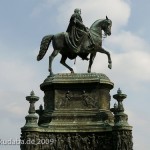 Reiterdenkmal König Johann von Sachsen in Dresden, Gesamtansicht