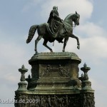 Reiterdenkmal König Johann von Sachsen in Dresden, Gesamtansicht