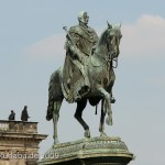Reiterdenkmal König Johann von Sachsen in Dresden, Ansicht des Reiterstandbildes