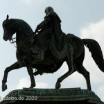 Reiterdenkmal König Johann von Sachsen in Dresden, Ansicht des Reiterstandbildes