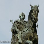 Reiterdenkmal König Johann von Sachsen in Dresden, Detailansicht des Reiterstandbildes