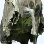 Reiterdenkmal König Johann von Sachsen in Dresden, Detailansicht des Reiterstandbildes