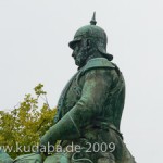 Reiterdenkmal Wilhelm I. in Lübeck von Louis Tuaillon, Detailansicht Wilhelm I.