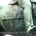 Reiterdenkmal Wilhelm I. in Lübeck von Louis Tuaillon, Detailansicht