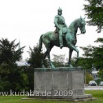 Reiterdenkmal Wilhelm I. auf dem Lindenplatz in Lübeck von Louis Tuaillon, Gesamtansicht