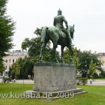 Reiterdenkmal Wilhelm I. auf dem Lindenplatz in Lübeck von Louis Tuaillon, Gesamtansicht