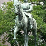 Reiterdenkmal Wilhelm I. in Lübeck von Louis Tuaillon, Gesamtansicht der Skulptur