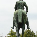 Reiterdenkmal Wilhelm I. in Lübeck von Louis Tuaillon, Gesamtansicht der Skulptur