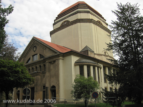 Die Synagoge in Görlitz wurde von den Dresdner Architekten William Lossow und Max Hans Kühne in den Jahren 1909 - 1911 errichtet.