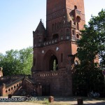 Der Grunewaldturm in Berlin-Charlottenburg zum Gedenken an Kaiser Wilhelm I., ein Werk von Franz-Heinrich Schwechten aus den Jahren 1897 - 1898.