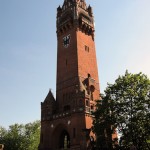 Der Grunewaldturm in Berlin-Charlottenburg zum Gedenken an Kaiser Wilhelm I., ein Werk von Franz-Heinrich Schwechten aus den Jahren 1897 - 1898.