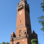 Der Grunewaldturm in Berlin-Charlottenburg zum Gedenken an Kaiser Wilhelm I., ein Werk von Franz-Heinrich Schwechten aus den Jahren 1897 - 1898.