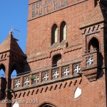 Der Grunewaldturm in Berlin-Charlottenburg zum Gedenken an Kaiser Wilhelm I., ein Werk von Franz-Heinrich Schwechten aus den Jahren 1897 - 1898.