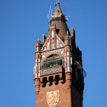 Der Grunewaldturm in Berlin-Charlottenburg zum Gedenken an Kaiser Wilhelm I., ein Werk von Franz-Heinrich Schwechten aus den Jahren 1897 - 1898.