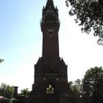 Der Grunewaldturm in Berlin-Charlottenburg zum Gedenken an Kaiser Wilhelm I., ein Werk von Franz-Heinrich Schwechten aus den Jahren 1897 - 1898.