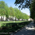 Die Wohnsiedlung Ceciliengärten in Berlin-Schöneberg, erbaut von Heinrich Lassen in den Jahren 1920 bis 1927.