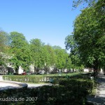 Die Wohnsiedlung Ceciliengärten in Berlin-Schöneberg, erbaut von Heinrich Lassen in den Jahren 1920 bis 1927.