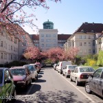 Die Wohnsiedlung Ceciliengärten in Berlin-Schöneberg, erbaut von Heinrich Lassen in den Jahren 1920 bis 1927.