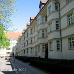 Die Wohnsiedlung Ceciliengärten in Berlin-Schöneberg, erbaut von Heinrich Lassen in den Jahren 1920 bis 1927.