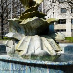 Majolika-Brunnen in Hannover von Hans Poelzig von 1922, Detailansicht