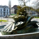 Majolika-Brunnen in Hannover von Hans Poelzig von 1922, Detailansicht