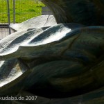 Majolika-Brunnen in Hannover von Hans Poelzig von 1922, Detailansicht