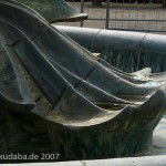 Majolika-Brunnen in Hannover von Hans Poelzig von 1922, Detailansicht