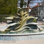 Majolika-Brunnen in Hannover von Hans Poelzig von 1922, Gesamtansicht