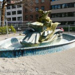 Majolika-Brunnen in Hannover von Hans Poelzig von 1922, Gesamtansicht