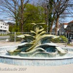 Majolika-Brunnen in Hannover von Hans Poelzig von 1922, Gesamtansicht