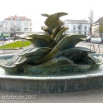 Majolika-Brunnen in Hannover von Hans Poelzig von 1922, Gesamtansicht