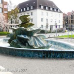 Majolika-Brunnen in Hannover von Hans Poelzig von 1922, Gesamtansicht