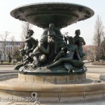 Brunnen "Stilles Wasser" in Dresden von Robert Diez, Gesamtansicht