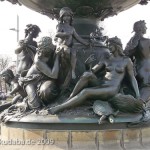 Brunnen "Stilles Wasser" in Dresden von Robert Diez, Detailansicht