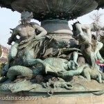 Brunnen "Stürmische Wogen" in Dresden von Robert Diez von 1894, Detailansicht